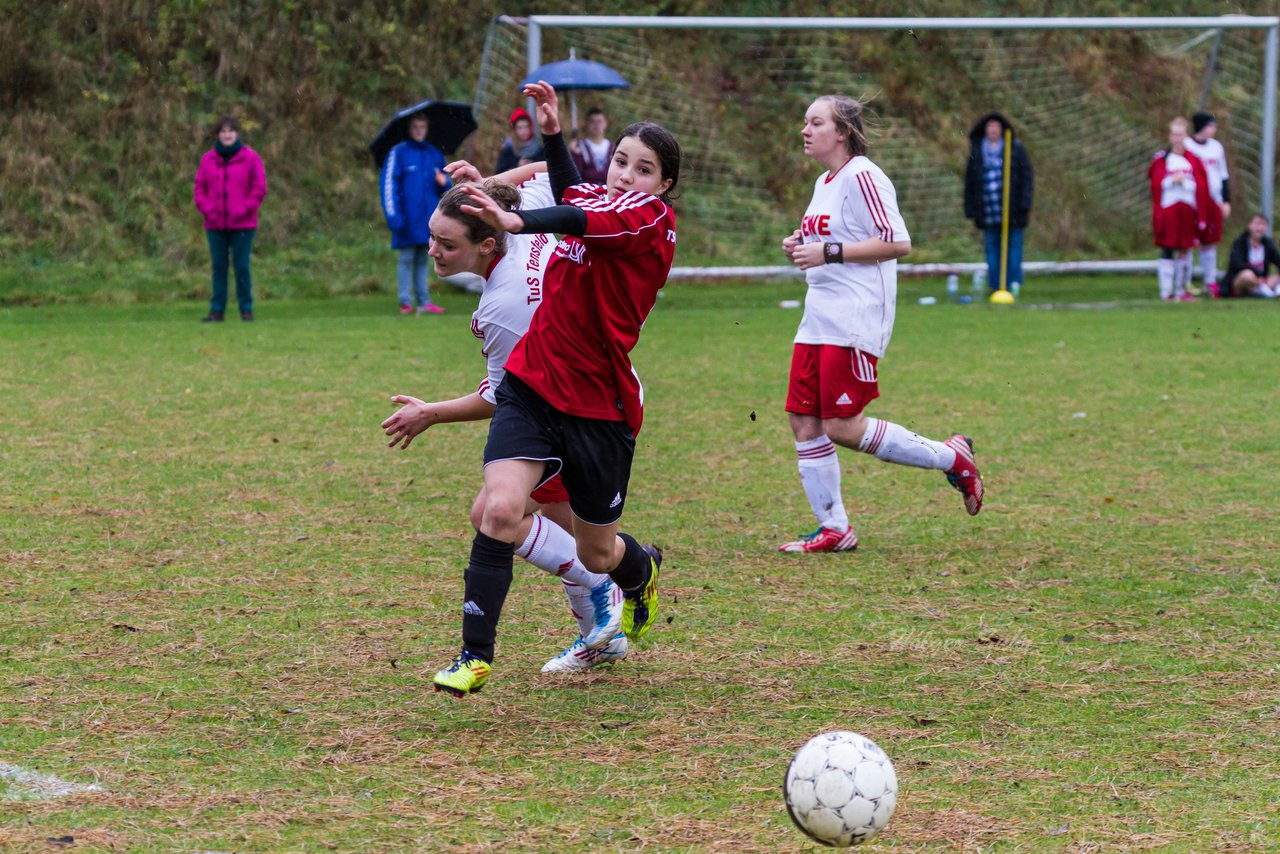 Bild 187 - B-Juniorinnen TuS Tensfeld - TSV Weddelbrook : Ergebnis: 3:1